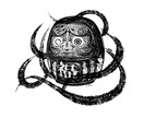 和風なダークファンタジーイラストを作成します タトゥーデザインなどもできます。 イメージ10