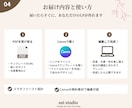 Canvaで使えるLPテンプレートを販売します エステサロン向け｜スマホファーストLP イメージ4