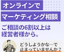 集客を改善するマーケティング相談に乗ります 経営者様向け／LP、広告、コピー等多ジャンルのマーケ支援多数 イメージ1