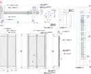 ミラー貼建具の実施図を販売しています 《作図時間短縮》幅・高さの寸法変更で実物件対応可能！ イメージ3