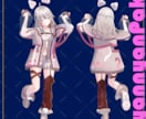VRChat対応　理想の衣装を形にします アバター用3D衣装モデリング・Unityセットアップ イメージ4