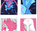 可愛いカップルイラストや立ち絵などなんでも描きます 現役美大生で、可愛いイラストが得意です。なんでも描きます！ イメージ5