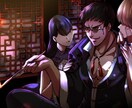 あなただけのイラスト描きます SNSアイコンからペア一枚絵までカラー・モノクロ対応します イメージ3