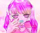 可愛いの暴力☆メンヘラアイコン・イラスト承ります ミニキャラ～普通等身で、SNSアイコンやヘッダー用にも！☆ イメージ1