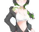 先着3名割引！高品質なキャライラスト描きます 透明感のある塗り×魅せる表情！一枚絵やSNSアイコンに イメージ3