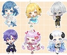 使いやすくて可愛いミニキャラメイラスト描きます グッズなどに！お気軽にご相談ください◎ イメージ2