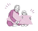 シンプルで女性らしいイラストを制作します 商用利用OK!広告・書籍に使用する挿絵が必要な方へ イメージ1