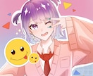 SNSに使えるアイコンイラスト描きます 可愛い絵柄！惹き付けられる目の色！髪の透明感！ イメージ1
