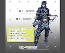 TRPG、ゲーム立ち絵を立体的に制作いたします セミリアル～アニメ調まで絵柄調整可能です！ イメージ2