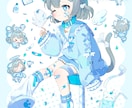 商用可！かわいい！優しいポップなイラスト制作します 高クオリティ★あなたらしさを引き出すデザイン★集客効果もUP イメージ2