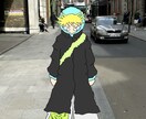 ラッパーの方に刺さる絵柄のイラストを描いています オリジナルのジャケ写イラスト制作 イメージ2