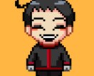 ミニキャラドット絵アイコンお作りします レトロゲーム風ドット絵でSNS用アイコンお作りします イメージ4