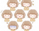 ゆるすぎるほんわかイラスト描きます とにかくゆるい！でもどこか似ている？ゆるさ重視のイラストです イメージ3