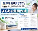 お店のよくある質問と回答を整えます 何度も聞かれることを、先に読める案内へ イメージ1