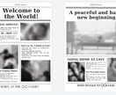世界にひとつだけの「我が子新聞」をお作りします 赤ちゃんの成長記録を、新聞風デザインで特別な思い出に。 イメージ1