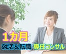 １か月定額質問し放題◆就活＆転職のコンサルします ES/職務経歴書の添削や面接対策など納得いくまで専任指導！ イメージ1