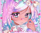 キラキラ個性的☆めろ可愛いイラスト描きます 商用利用込／アイコン／MV／歌ってみた／ 等 幅広い用途！ イメージ4