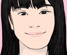 写真から似顔絵を作成させていただきます あなただけの一枚を作成します！思い出を絵に残します！ イメージ3