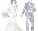 水彩タッチでおしゃれなウェルカムボード描きます 一生に一度のあなたの結婚式をロマンチックに彩ります！ イメージ8