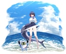 魅力的な女性のイラストを制作します あなただけの活動をお手伝いいたします！ イメージ5