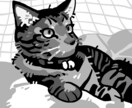 ペットのグレーのデフォルメイラストを描きます デフォルメした絵はこちらで承ります！ イメージ4
