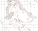 ふわふわしたあたたかみのあるイラストお描きします 一枚絵、挿絵、サムネなどにいかがですか？ イメージ2