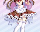 商用利用可！1枚絵、立ち絵作成します 色鮮やかな塗り&可愛い女の子が得意です♪ イメージ6
