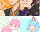 アイコンやヘッダーのイラストオーダー受け付けてます あなたの理想のイメージでアイコン/ヘッダー作成します イメージ1