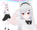 Vroidにて3Dモデル制作します vroidファイルで簡単お着替えも可能！ イメージ3