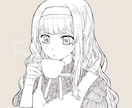 最短1日納品●シンプルな線画イラスト描きます SNSアイコン、ヘッダーなどにいかがですか？ イメージ7