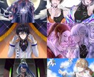 最短7日〇SNSで映える高品質のイラスト描きます SNS活動用・歌ってみた・MV・グッズ・冊子・推し活などに！ イメージ9