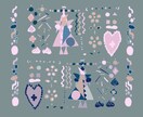 童話のようなファッショナブルなイラスト描きます 商品画像のようなイラスト描きます！ イメージ4