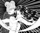 商用OK！耽美で唯一無二な個性的な絵を制作します 完全手作業オリジナルの耽美なイラストを制作します！ イメージ4