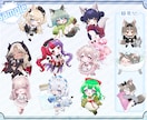 もちもち可愛いSD(デフォルメ)キャラ描きます ✴︎Vtuber様多数ご利用！個人的利用も大歓迎です✴︎ イメージ4