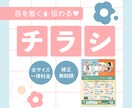 サイズ一律格安料金！目を惹くチラシ作ります イメージをカタチにするお手伝いを致します！お見積り無料です！ イメージ1