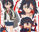 ぎゅっと可愛いイラスト！等身～ミニキャラ描きます ぎゅっと詰め込んだ可愛いイラストをお描きします。 イメージ1