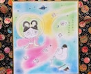 7月⭐️毎日が楽しい⭐️可愛いイラスト色紙送ります カレンダー代わりに月替わりに飾れる★歳時記イラスト色紙 イメージ3