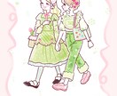 やさしく可愛い♡ガーリーなイラスト描きます 丁寧にヒアリングします！SNSアイコン・プレゼントにおすすめ イメージ3