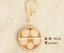 チーム名+名入れ＊サッカーキーホルダーお作りします 記念品に♪お好きな文字を刻印できる世界に一つのキーホルダー イメージ5