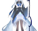 可愛い・綺麗な女の子のキャラクターデザイン承ります 3面図、コテシ等にも対応しております！ イメージ5