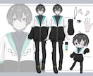アイコン用〜全身,デフォルメ等制作します 厚塗りを使った個性的なイラストをお届けします！ イメージ3