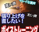 高音が苦しい方、弱い方、ボイトレします 初回お試し特価、張り上げてしまう方へ イメージ1