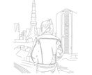 SNSアイコンで使用できる線画イラストを提供します 日常のSNSのアイコンにスパイスを イメージ4