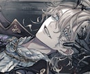 オリジナルイラストをお描きします 動画用サムネ・SNSヘッダー・歌ってみた動画などなど！ イメージ2