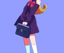 昭和レトロなイラストを描きます 80年代風のレトロでかわいいイラストです！ イメージ8