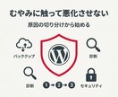 WordPressの原因を特定し復旧します 悪化を防ぐ順番で復旧を進めます イメージ9