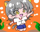 ぷにぷにで可愛いちびキャラのイラストを描きます 一枚絵、アイコン、グッズなどに！！ イメージ4