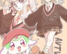 一枚絵からMVイラストまで幅広く作成いたします 高級感のあるアニメ塗りイラストをお届けします！ イメージ6