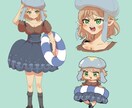 一枚絵イラスト作成します 動画サイトのサムネやご自分用、TRPG用のイラストも対応可 イメージ2
