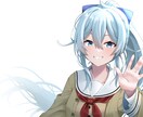 可愛い、魅力的な女性キャラを描けます 立ち絵、一枚絵、イラスト全般描けます！！ イメージ8